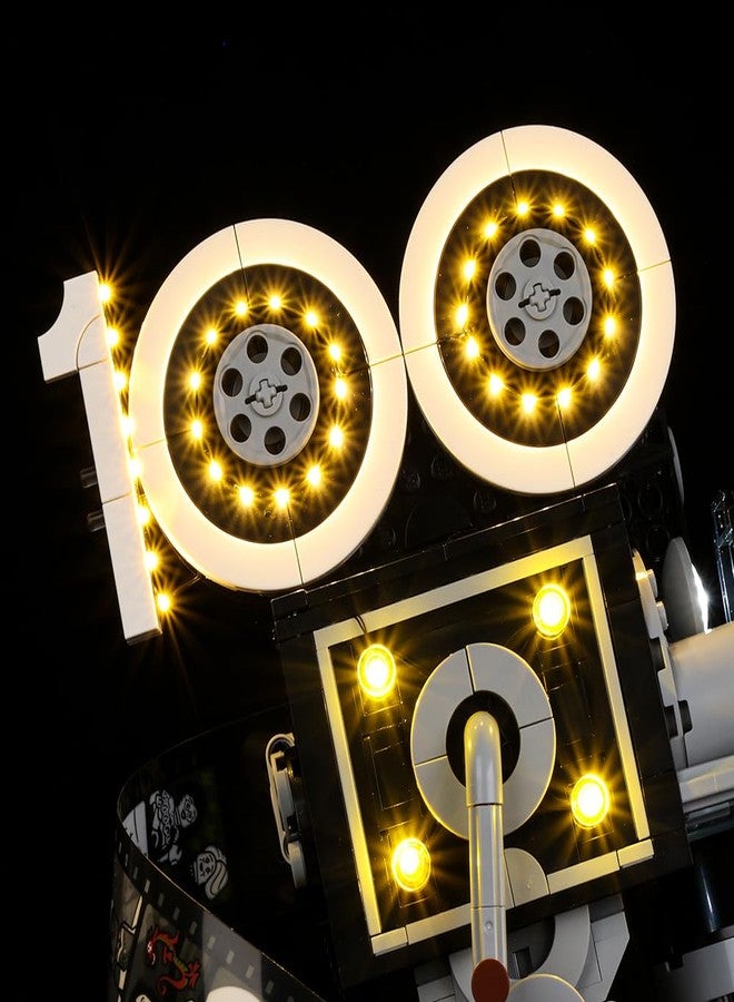 Kyglaring LED Lighting Kit for Lego Disney Walt Disney Tribute Camera 43230 Building Set (No Model) - Light Set Compatible with 43230 Disney Kamera Kit - Without Model (Sound Version) - Image 4